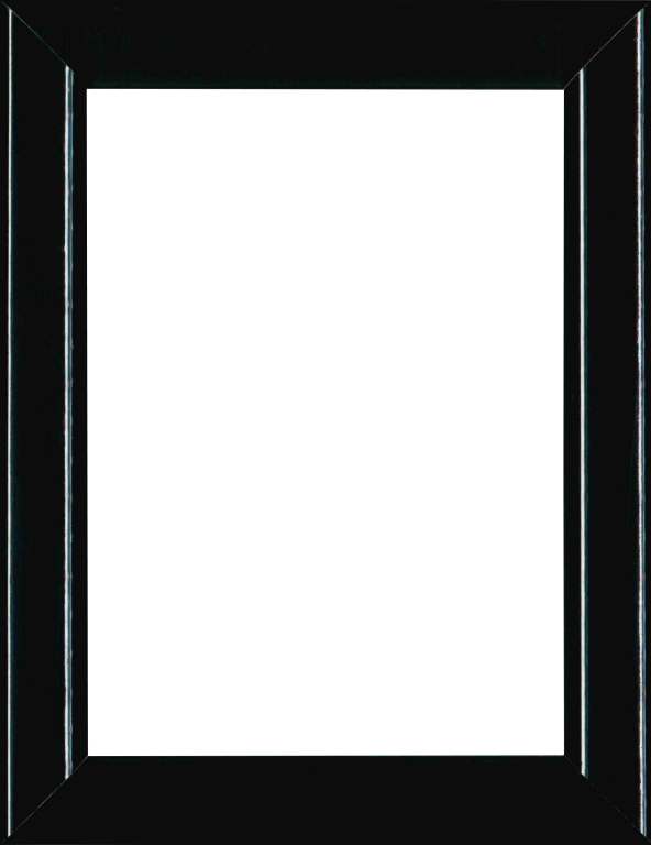 Cornice Delaunay Far Frames colore nero lucido