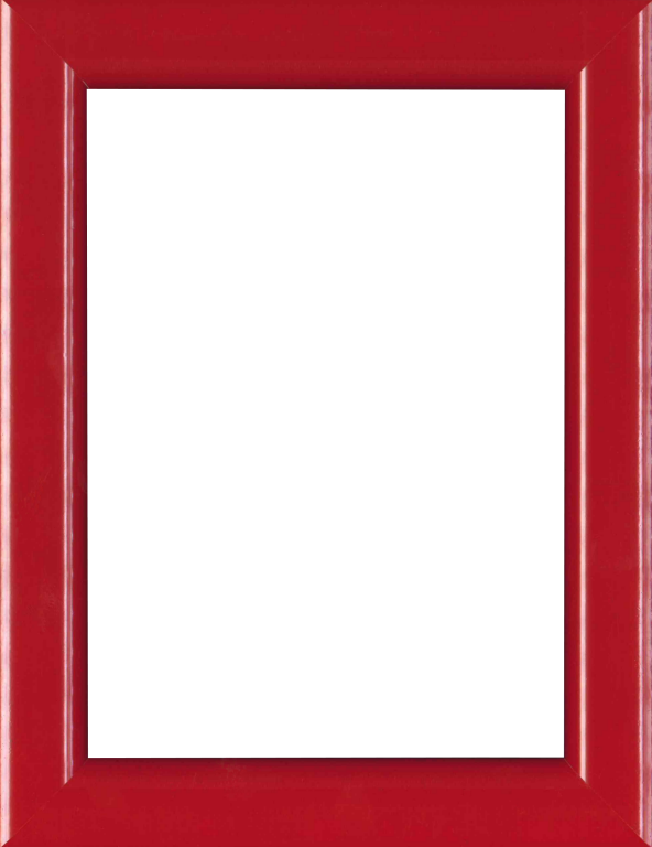 Cornice Delaunay Far Frames colore rosso