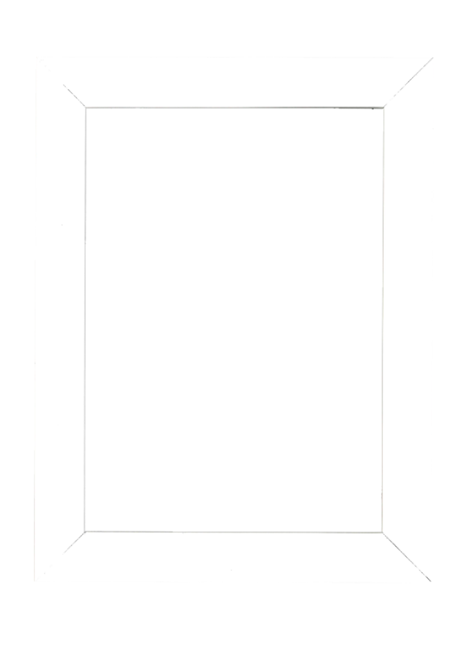 Cornice Macke Far Frames colore bianco